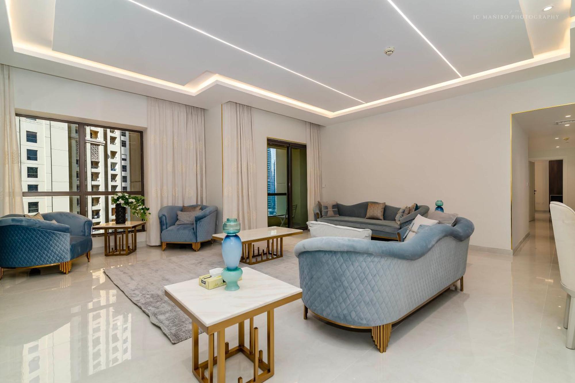 Appartamento Usmans 4Bdrm Jbr Sadaf Next To Ritz Carlton Walk Dubai Esterno foto