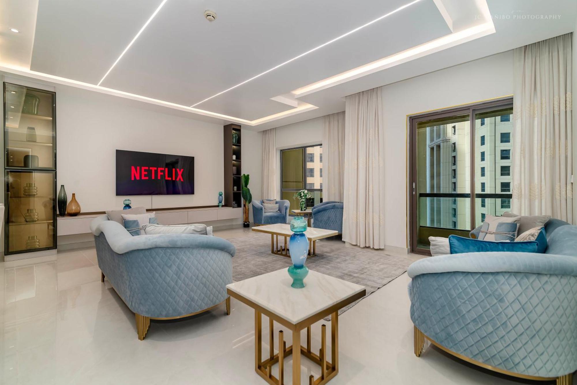 Appartamento Usmans 4Bdrm Jbr Sadaf Next To Ritz Carlton Walk Dubai Esterno foto